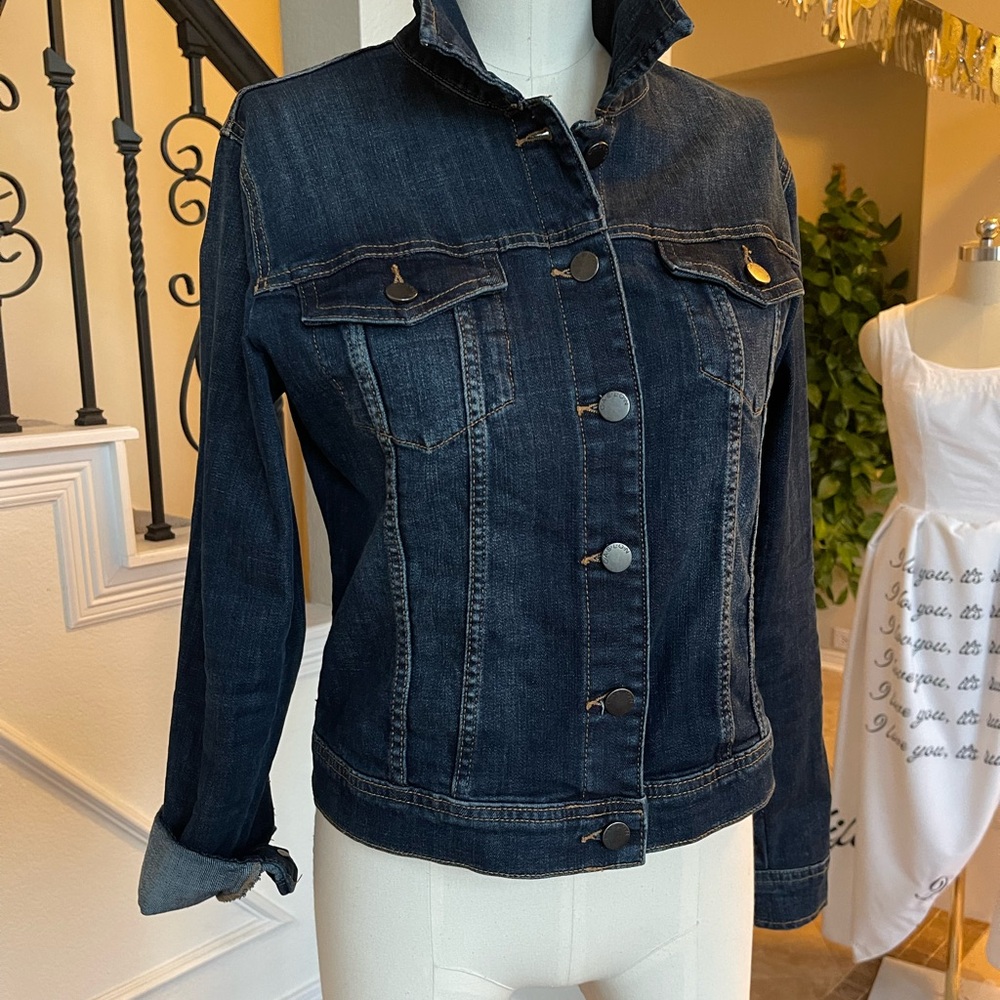 Taylor Swift Reputation Tour dark blue denim Jacket size small Swifty merch - Picture 9 of 10